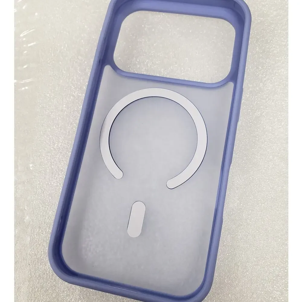 SUPFINE Translucent Matte Magnetic Case for Apple iPhone 17 Pro. Light Blue